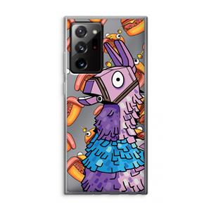 CaseCompany Loot Burger: Samsung Galaxy Note 20 Ultra / Note 20 Ultra 5G Transparant Hoesje