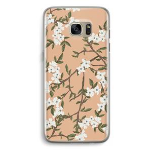 CaseCompany Blossoming spring: Samsung Galaxy S7 Edge Transparant Hoesje