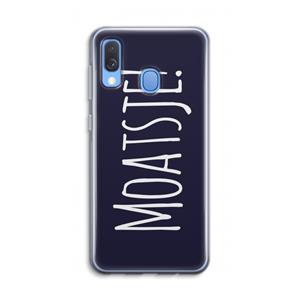 CaseCompany Moatsje!: Samsung Galaxy A40 Transparant Hoesje