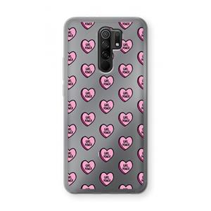 CaseCompany GIRL POWER: Xiaomi Redmi 9 Transparant Hoesje