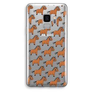 CaseCompany Pony: Samsung Galaxy S9 Transparant Hoesje