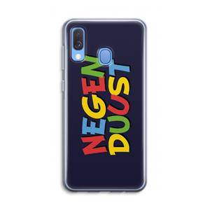 CaseCompany 90's One: Samsung Galaxy A40 Transparant Hoesje