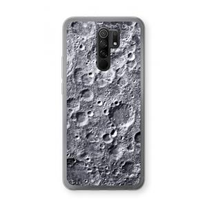 CaseCompany Maanlandschap: Xiaomi Redmi 9 Transparant Hoesje
