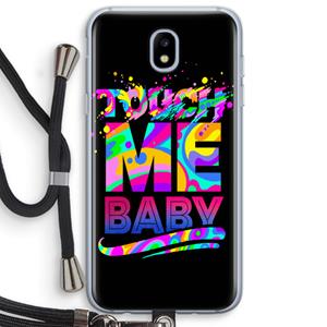 CaseCompany Touch Me: Samsung Galaxy J5 (2017) Transparant Hoesje met koord