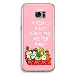 CaseCompany Bento a day: Samsung Galaxy S7 Edge Transparant Hoesje