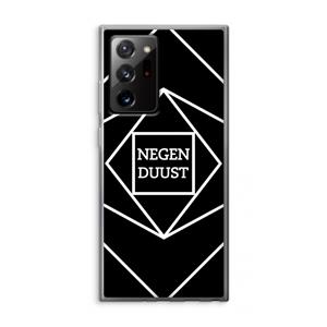 CaseCompany Negenduust geometrisch: Samsung Galaxy Note 20 Ultra / Note 20 Ultra 5G Transparant Hoesje