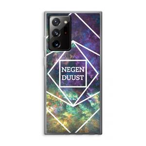 CaseCompany Negenduust ruimte: Samsung Galaxy Note 20 Ultra / Note 20 Ultra 5G Transparant Hoesje