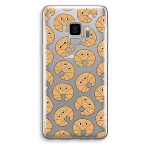 CaseCompany Croissant: Samsung Galaxy S9 Transparant Hoesje