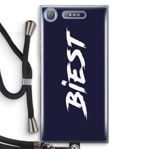 CaseCompany Biest: Sony Xperia XZ1 Transparant Hoesje met koord