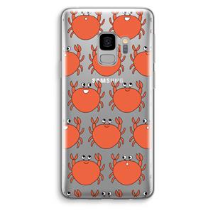 CaseCompany Krab: Samsung Galaxy S9 Transparant Hoesje