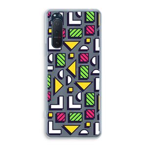 CaseCompany 8-bit N°4: Sony Xperia 5 II Transparant Hoesje