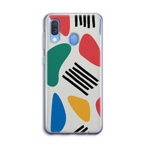 CaseCompany Illustratieve pop 1: Samsung Galaxy A40 Transparant Hoesje