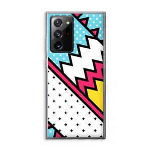 CaseCompany Pop Art #2: Samsung Galaxy Note 20 Ultra / Note 20 Ultra 5G Transparant Hoesje
