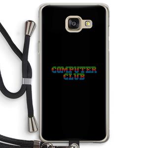 CaseCompany Retro: Samsung Galaxy A5 (2016) Transparant Hoesje met koord