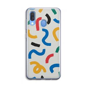 CaseCompany Illustratieve pop 2: Samsung Galaxy A40 Transparant Hoesje