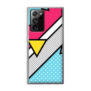 CaseCompany Pop Art #3: Samsung Galaxy Note 20 Ultra / Note 20 Ultra 5G Transparant Hoesje
