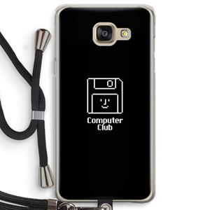 CaseCompany Hello: Samsung Galaxy A5 (2016) Transparant Hoesje met koord