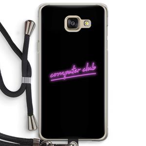 CaseCompany Vice Black: Samsung Galaxy A5 (2016) Transparant Hoesje met koord