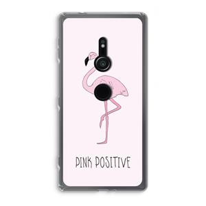 CaseCompany Pink positive: Sony Xperia XZ2 Transparant Hoesje