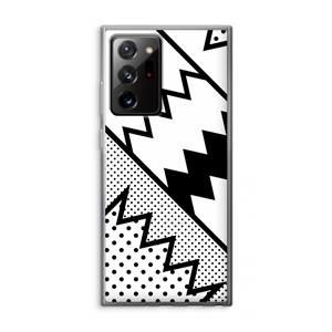CaseCompany Pop Art #5: Samsung Galaxy Note 20 Ultra / Note 20 Ultra 5G Transparant Hoesje