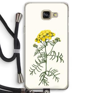 CaseCompany Tansy: Samsung Galaxy A5 (2016) Transparant Hoesje met koord