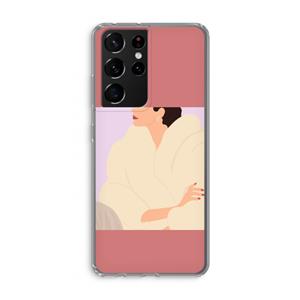 CaseCompany Cosy: Samsung Galaxy S21 Ultra Transparant Hoesje