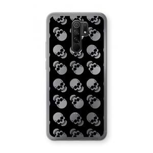 CaseCompany Musketon Skulls: Xiaomi Redmi 9 Transparant Hoesje
