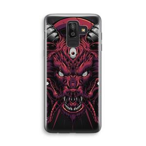 CaseCompany Hell Hound and Serpents: Samsung Galaxy J8 (2018) Transparant Hoesje