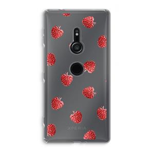 CaseCompany Framboosjes: Sony Xperia XZ2 Transparant Hoesje