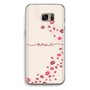 CaseCompany Kusjes: Samsung Galaxy S7 Edge Transparant Hoesje