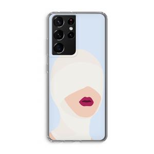 CaseCompany Incognito: Samsung Galaxy S21 Ultra Transparant Hoesje