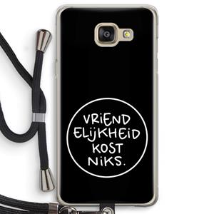 CaseCompany Vriendelijkheid: Samsung Galaxy A5 (2016) Transparant Hoesje met koord