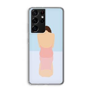CaseCompany Mirror: Samsung Galaxy S21 Ultra Transparant Hoesje