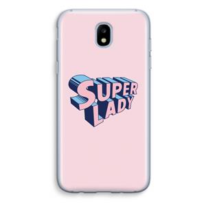 CaseCompany Superlady: Samsung Galaxy J5 (2017) Transparant Hoesje