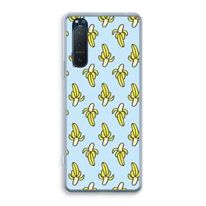 CaseCompany Bananas: Sony Xperia 5 II Transparant Hoesje