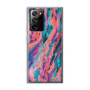 CaseCompany Electric Times: Samsung Galaxy Note 20 Ultra / Note 20 Ultra 5G Transparant Hoesje