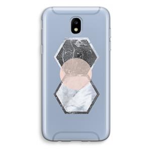 CaseCompany Creatieve toets: Samsung Galaxy J5 (2017) Transparant Hoesje