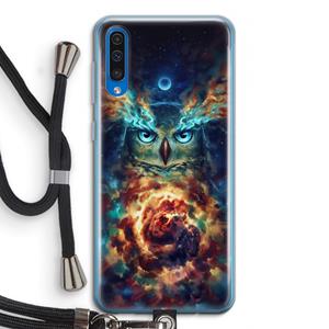 CaseCompany Aurowla: Samsung Galaxy A50 Transparant Hoesje met koord