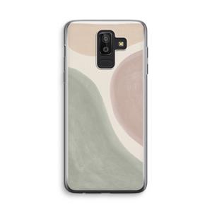CaseCompany Geo #6: Samsung Galaxy J8 (2018) Transparant Hoesje