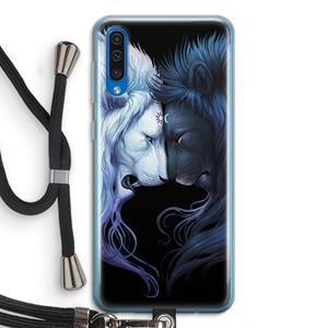 CaseCompany Brotherhood: Samsung Galaxy A50 Transparant Hoesje met koord