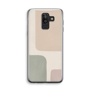 CaseCompany Geo #7: Samsung Galaxy J8 (2018) Transparant Hoesje