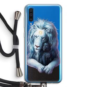 CaseCompany Child Of Light: Samsung Galaxy A50 Transparant Hoesje met koord