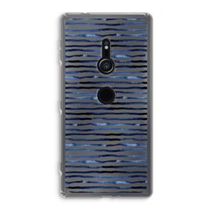 CaseCompany Verrassende lijnen: Sony Xperia XZ2 Transparant Hoesje