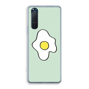 CaseCompany Spiegelei: Sony Xperia 5 II Transparant Hoesje