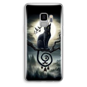 CaseCompany Moonlight Companions: Samsung Galaxy S9 Transparant Hoesje