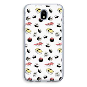 CaseCompany Sushi time: Samsung Galaxy J5 (2017) Transparant Hoesje