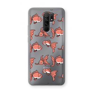 CaseCompany Blub: Xiaomi Redmi 9 Transparant Hoesje