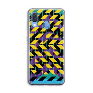 CaseCompany Skew Bee 3: Samsung Galaxy A40 Transparant Hoesje