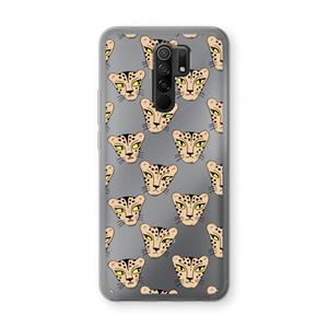 CaseCompany Tijger: Xiaomi Redmi 9 Transparant Hoesje