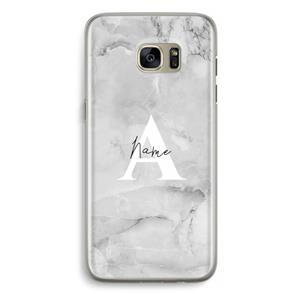 CaseCompany Ivory Marble: Samsung Galaxy S7 Edge Transparant Hoesje